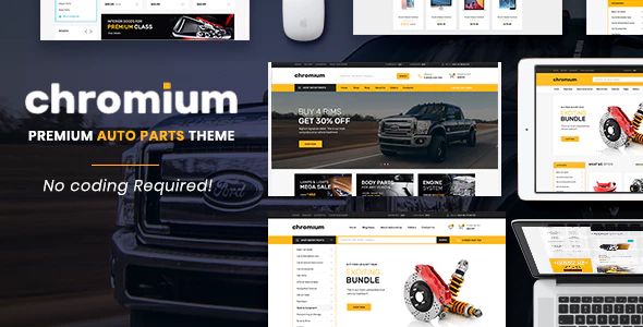 Chromium - The Auto Parts, Equipments and AccessoriesTheme with Mobile Layouts