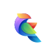 Bird Gradient Colorful Logo Template