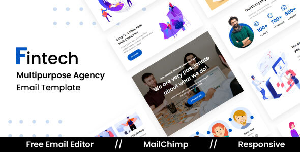 Fintech Agency – Multipurpose Responsive Email Template