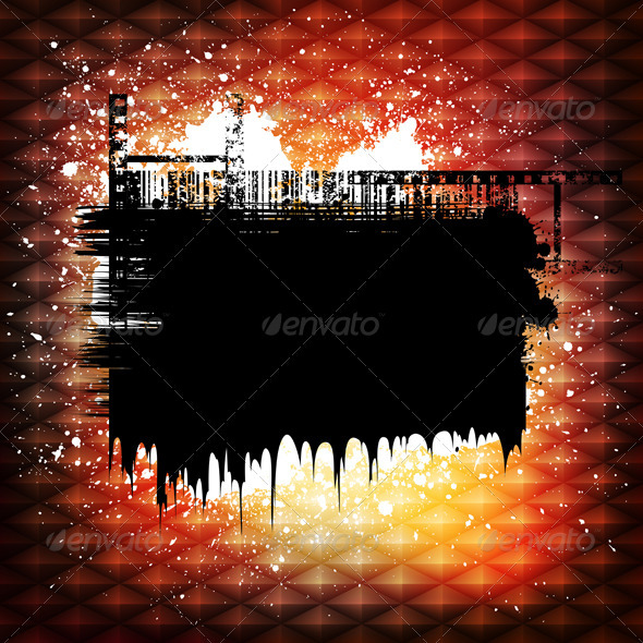 Grungy design banner - Abstract Conceptual