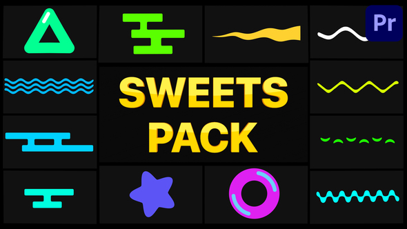 Sweets Pack | Premiere Pro MOGRT