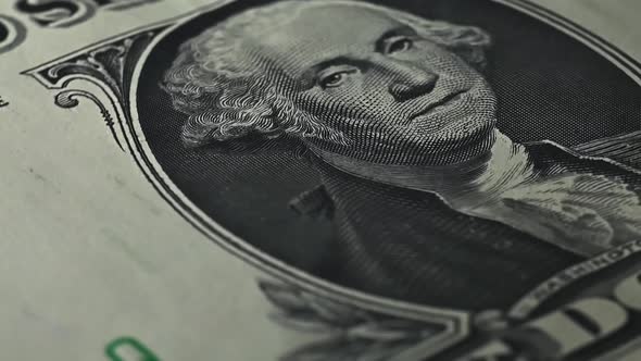 George Washington on a U.S. dollar bill.
