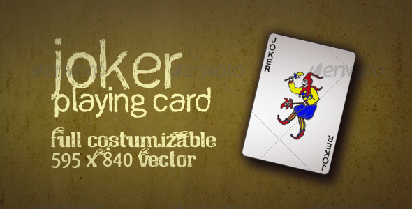 Joker Playing Card Vector - Miscellaneous Vectors