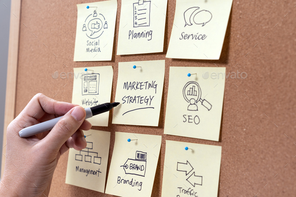 Marketing planning strategy - Stock Photo - Images