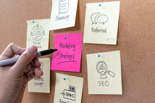 Marketing planning strategy - Stock Photo - Images