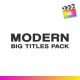 Big Modern Titles For Final Cut Pro - VideoHive Item for Sale