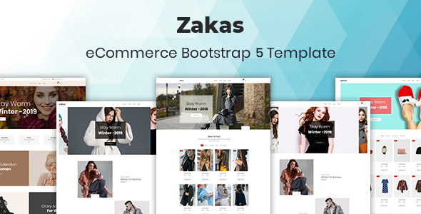 Top Zakas - Fashion Luxury Shopping Website Template using Bootstrap 5