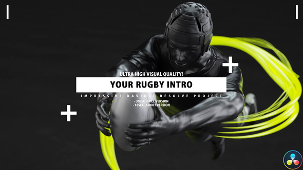 Your Rugby Intro - Rugby Opener DaVinci Resolve