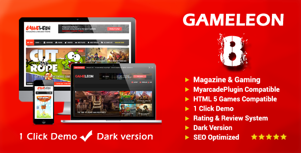 Gameleon - WordPress Gaming & Magazine Theme