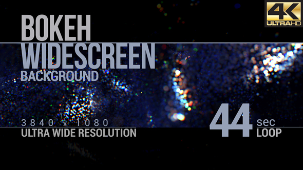 Glitter Bokeh Widescreen Background alt