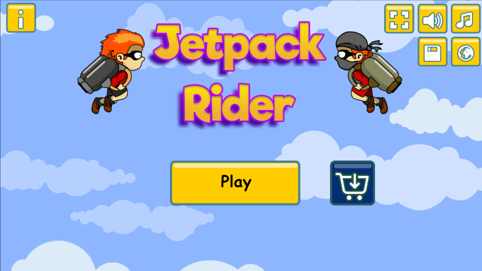 Jetpack Rider - ( Construct 3 | C3P | HTML5 ) by mifmaf | CodeCanyon