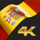 Long Flag Spain - VideoHive Item for Sale