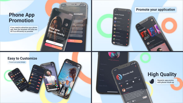 App Presentation Phone 12 Product Promo template preview
