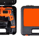 Orange electric drill with cable in his case isolated - PhotoDune Item for Sale
