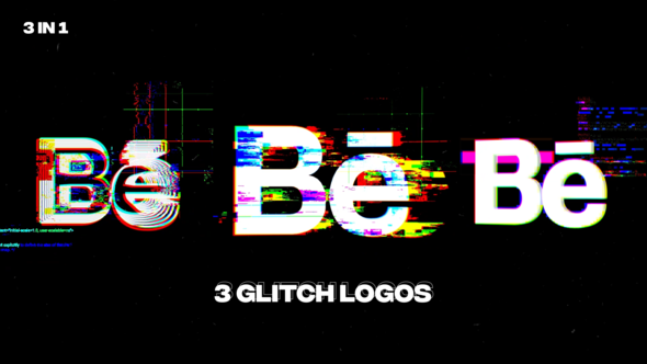 Glitch Logos | 3 in 1