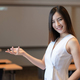 Portrait of asian businesswoman in casual suit standing in gesture - PhotoDune Item for Sale