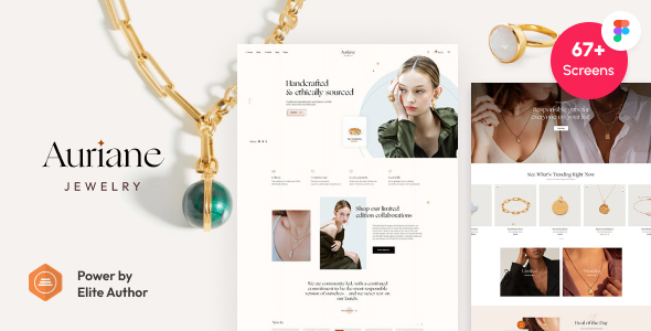 Auriane - Jewelry Store Figma Template