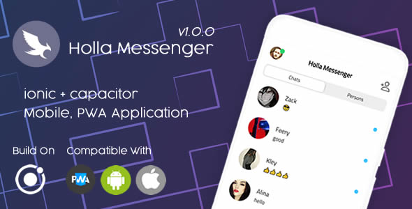 holla messenger cover new