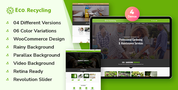 Eco Recycling - A Multipurpose HTML Template by kamleshyadav | ThemeForest