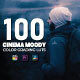 100 Cinema Moody LUTs Color Grading