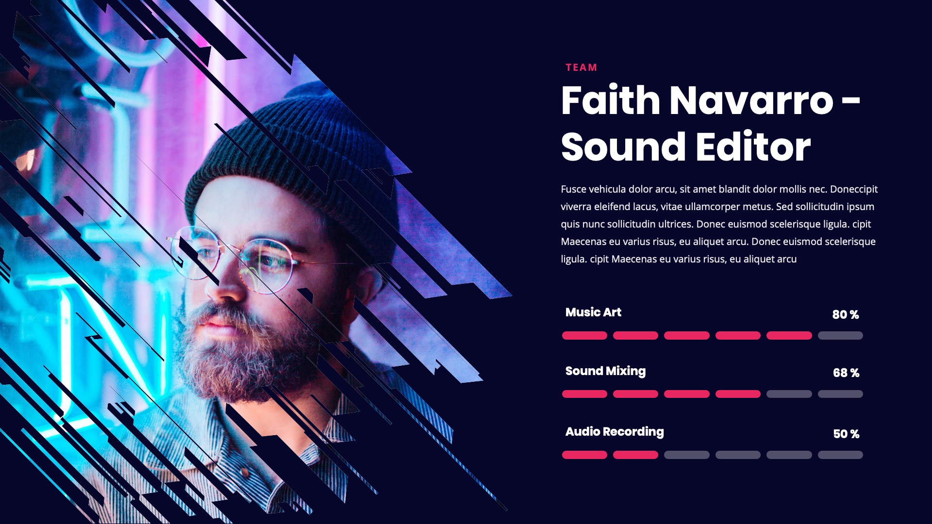 Musiczan - Music Producer & Recording Studio Powerpoint Template v2.0 ...