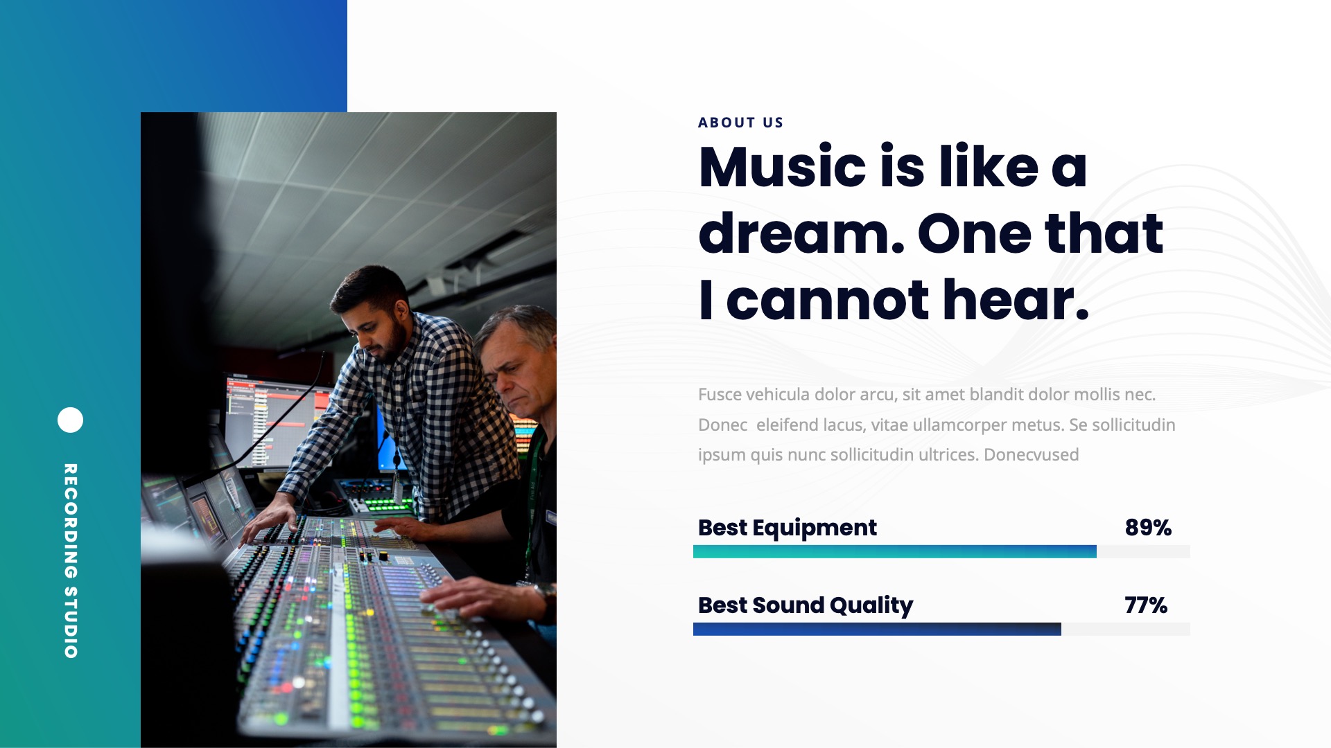 Musiczan - Music Producer & Recording Studio Powerpoint Template v2.0 ...