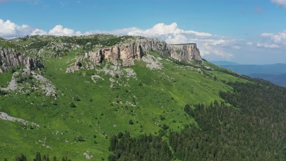 Summer Landscape in Caucasus Mountains alt