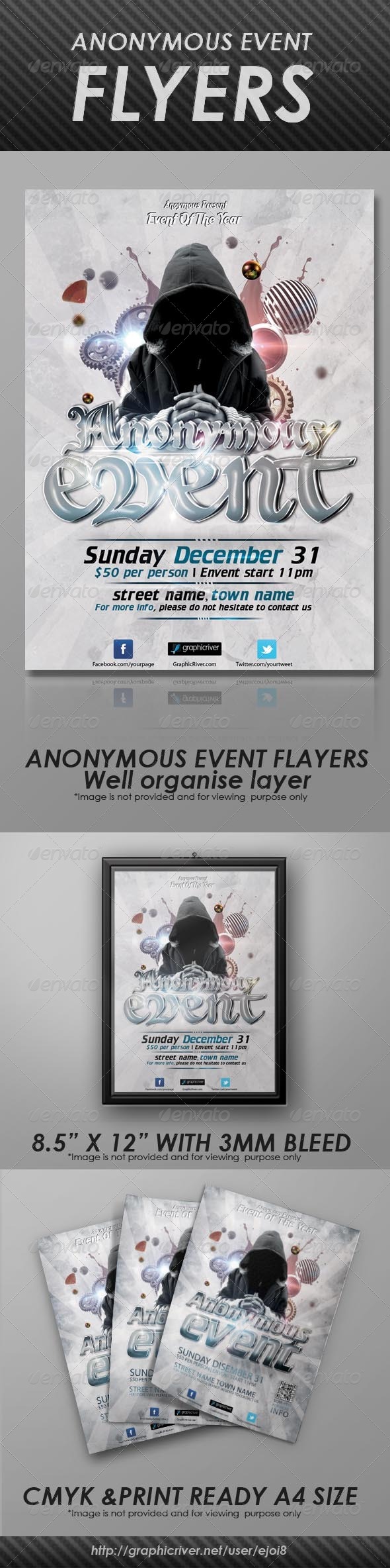 Anonymous Event Flyers - Events Flyers