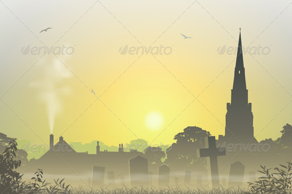 Misty Landscape - Landscapes Nature