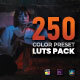 250 Color Presets Luts Pack