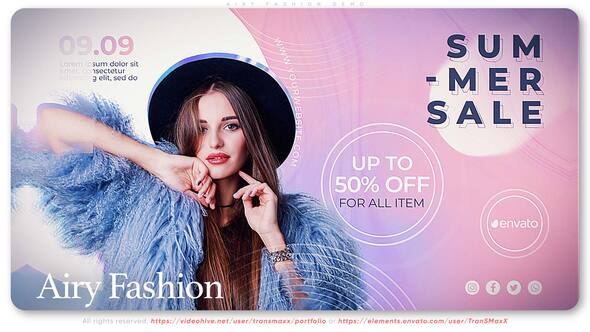 Airy Fashion Demo Openers template preview