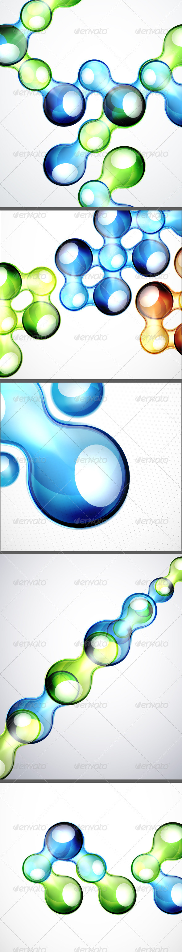 Vector Molecule Backgrounds - Health/Medicine Conceptual