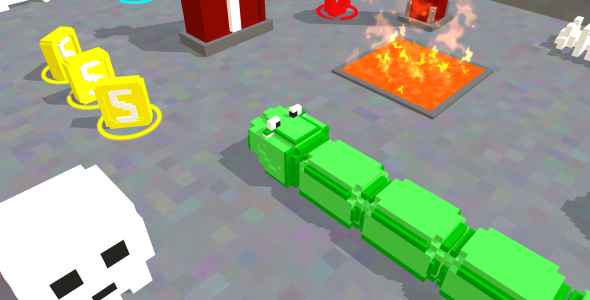 Unity Game Template - Blocky Snake (Unity 6)