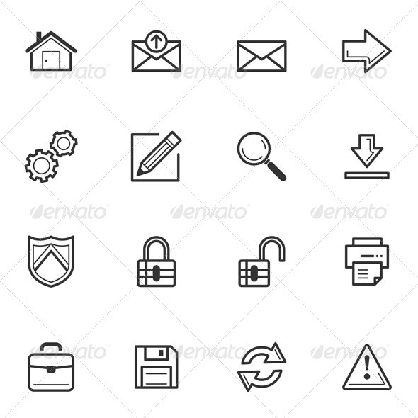 Web Icons-Set 1 - Web Icons