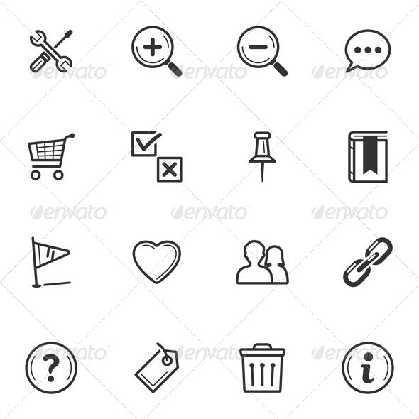 Web Icons-Set 2 - Web Icons