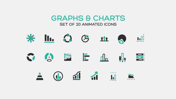 Graphs and Charts Icons