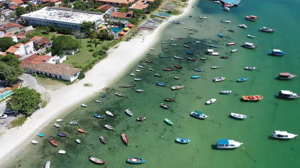 Peaceful landscape of coast city of Lakes Region of Rio de Janeiro Brazil. alt