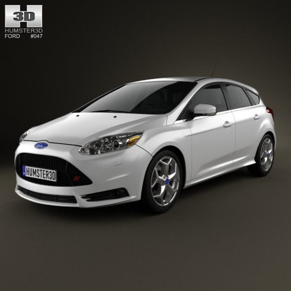 Ford Focus ST 2012 - 3DOcean Item for Sale