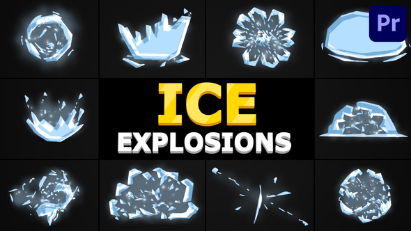 Ice Explosions | Premiere Pro MOGRT