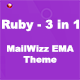 Ruby - 3 in 1 Mailwizz Modern Customizable Theme with Landing Page