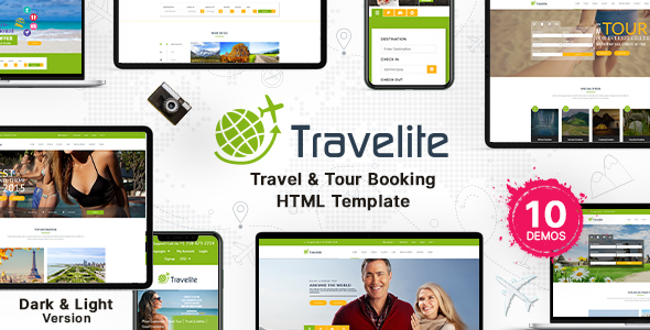 Download Travel & Tour Booking HTML Template