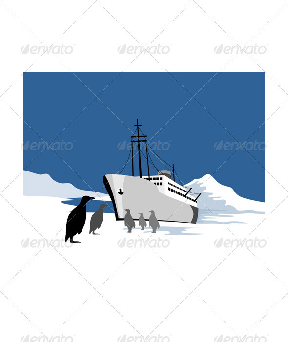 Passenger Ship Cargo Boat Anchor Retro - Man-made Objects Objects