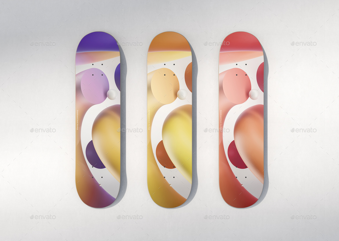 Skateboard Deck Mockup Scenes, Graphics GraphicRiver