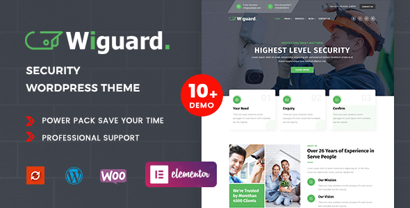 Launch Your Security business Website today with our #Wiguard