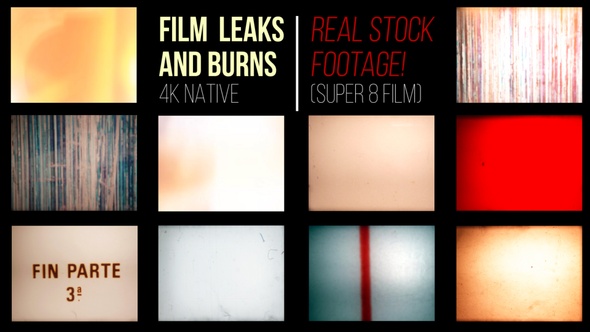 Film Burns And Leaks - 10 Pack