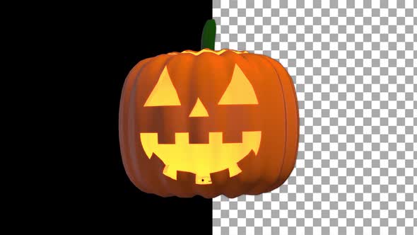 Halloween Pumpkin Good Jack With Alpha