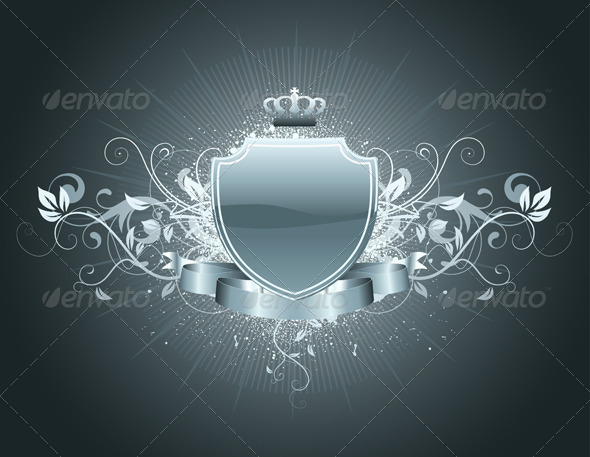 Heraldic frame - Decorative Vectors