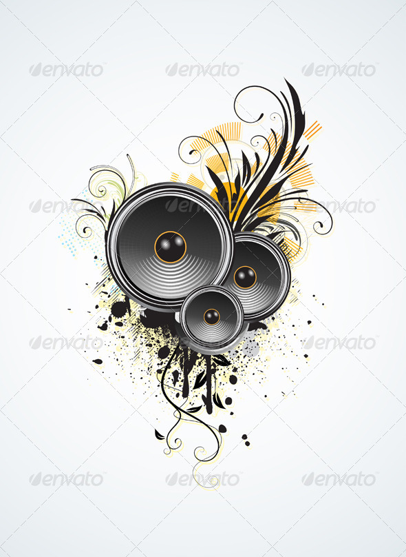 Music design elements - Decorative Vectors
