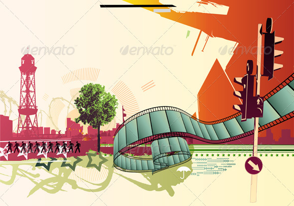 Urban background - Backgrounds Decorative