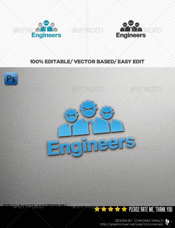 Engineers Connection Logo Template - Humans Logo Templates